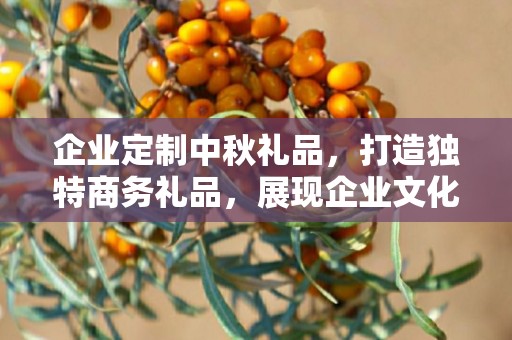企业定制中秋礼品，打造独特商务礼品，展现企业文化魅力